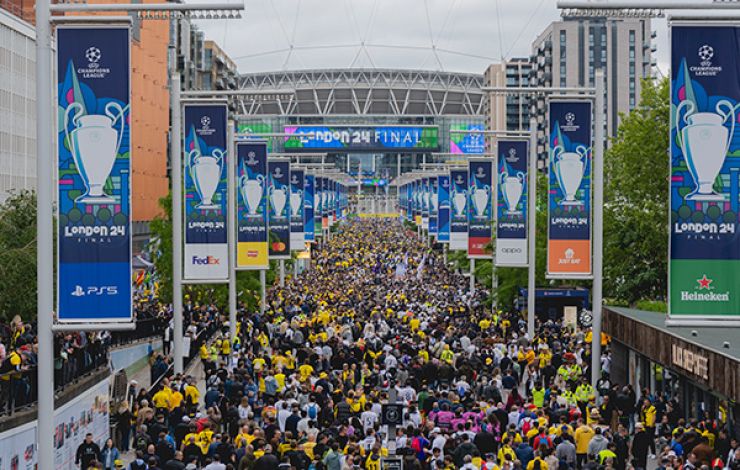 UEFA Champions League Final 2024, Steer project